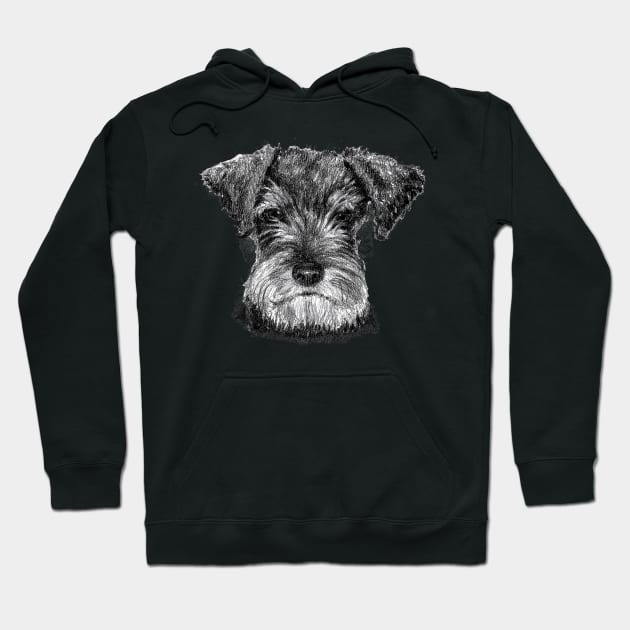 Miniature Schnauzer dog Hoodie by dizzycat-biz